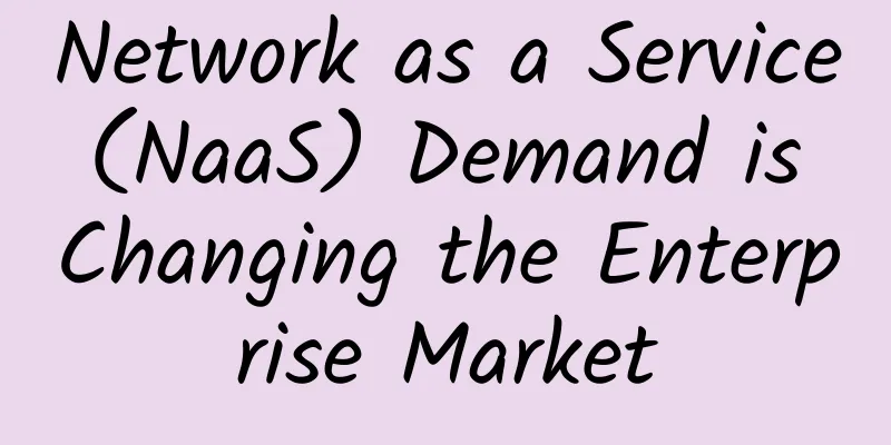 Network as a Service (NaaS) Demand is Changing the Enterprise Market