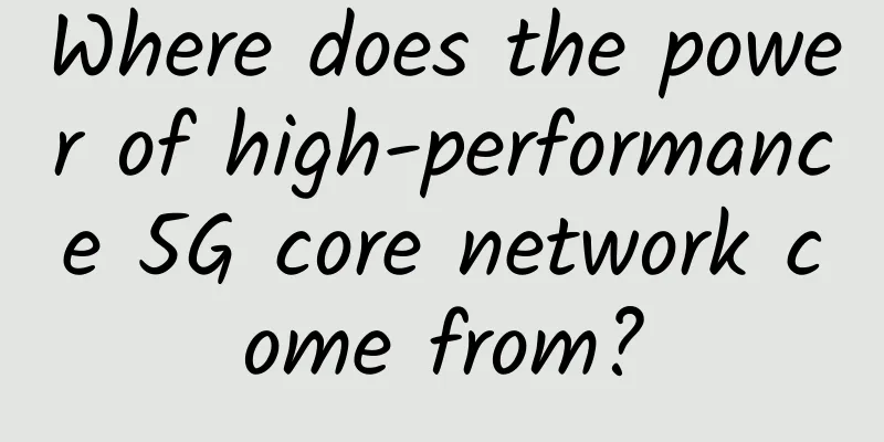 Where does the power of high-performance 5G core network come from?