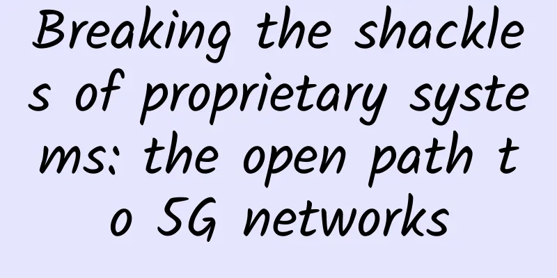 Breaking the shackles of proprietary systems: the open path to 5G networks