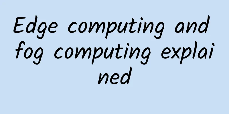Edge computing and fog computing explained