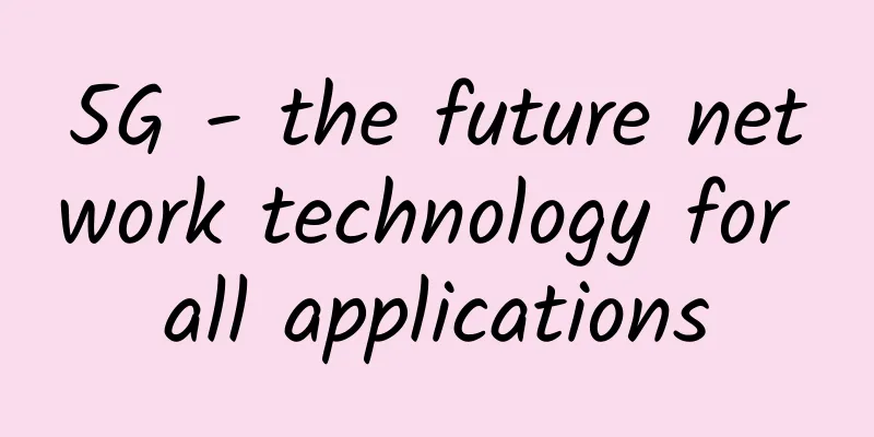 5G - the future network technology for all applications