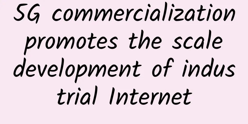 5G commercialization promotes the scale development of industrial Internet