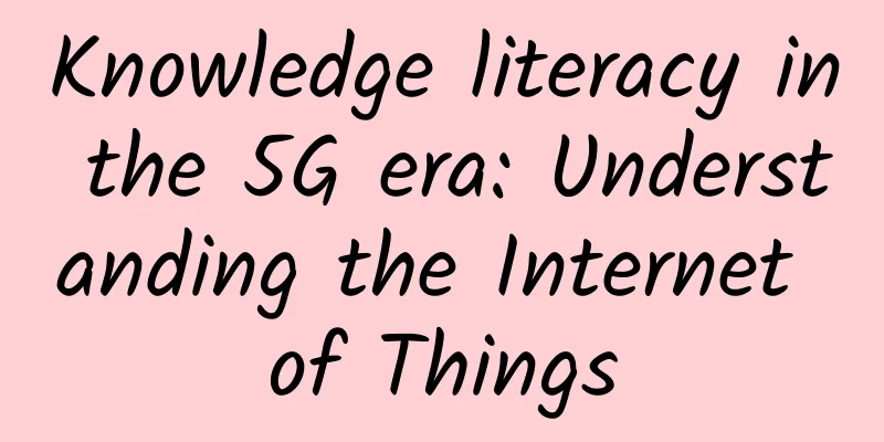 Knowledge literacy in the 5G era: Understanding the Internet of Things