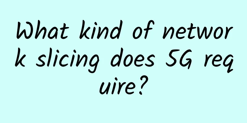 What kind of network slicing does 5G require?
