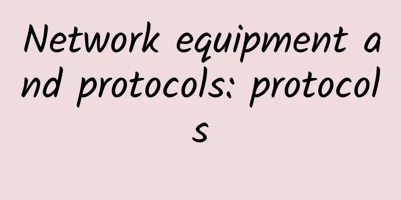 Network equipment and protocols: protocols