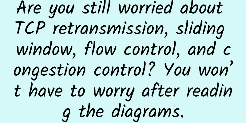 Are you still worried about TCP retransmission, sliding window, flow control, and congestion control? You won’t have to worry after reading the diagrams.