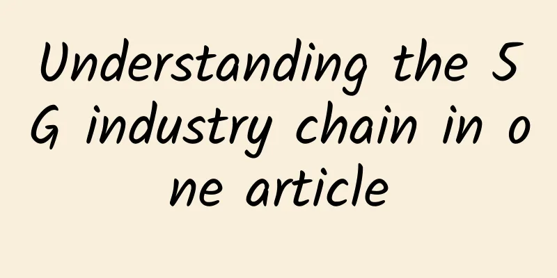 Understanding the 5G industry chain in one article