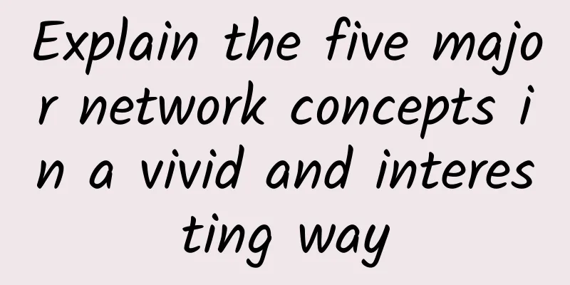 Explain the five major network concepts in a vivid and interesting way