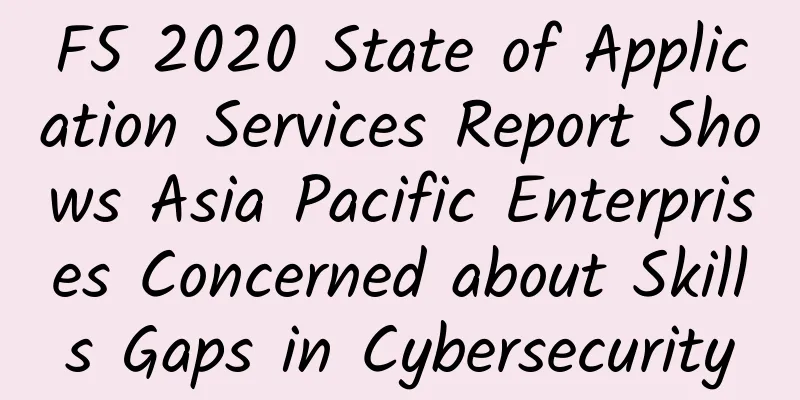 F5 2020 State of Application Services Report Shows Asia Pacific Enterprises Concerned about Skills Gaps in Cybersecurity