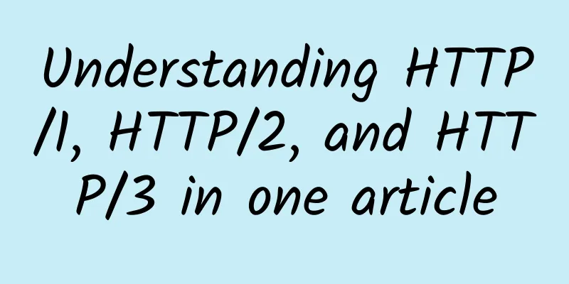 Understanding HTTP/1, HTTP/2, and HTTP/3 in one article