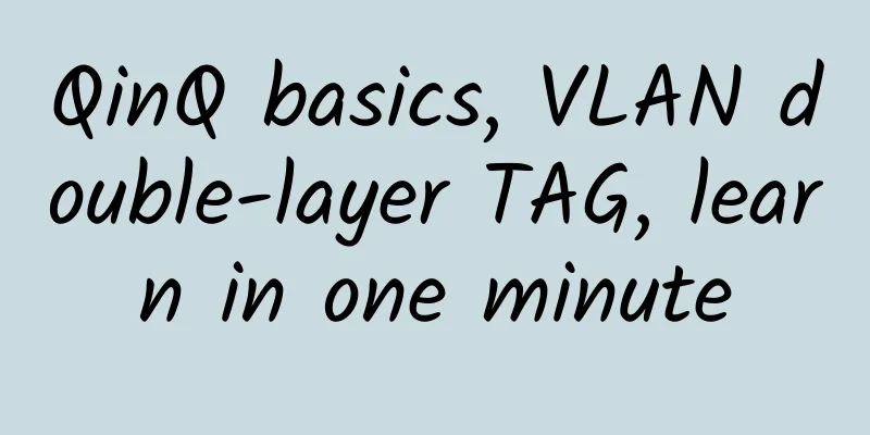 QinQ basics, VLAN double-layer TAG, learn in one minute