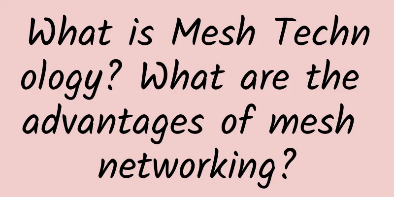What is Mesh Technology? What are the advantages of mesh networking?