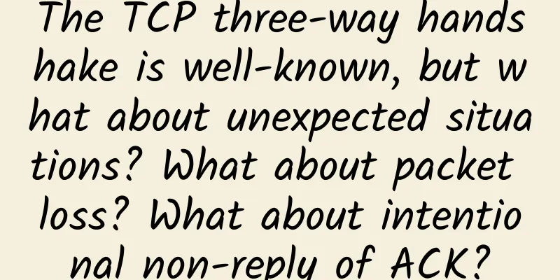 The TCP three-way handshake is well-known, but what about unexpected situations? What about packet loss? What about intentional non-reply of ACK?