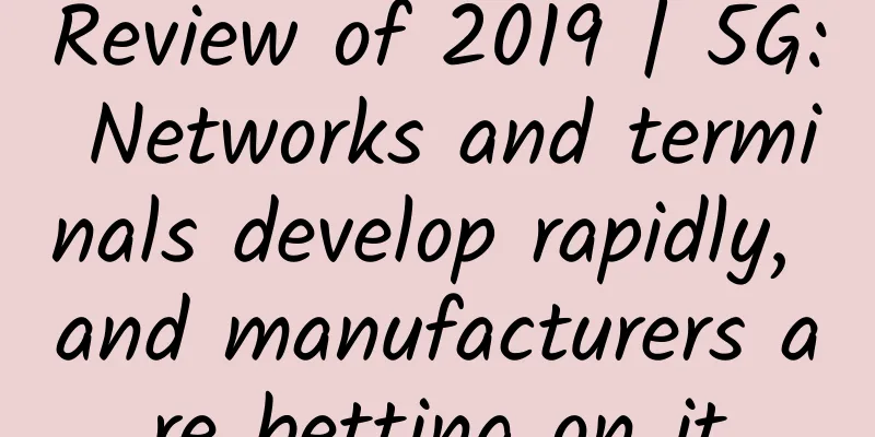 Review of 2019 | 5G: Networks and terminals develop rapidly, and manufacturers are betting on it