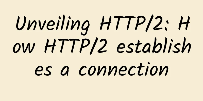 Unveiling HTTP/2: How HTTP/2 establishes a connection