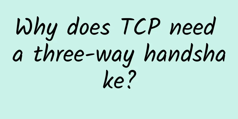Why does TCP need a three-way handshake?