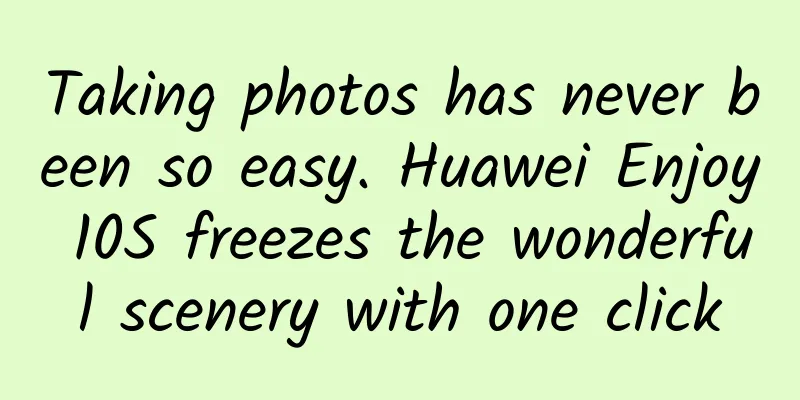 Taking photos has never been so easy. Huawei Enjoy 10S freezes the wonderful scenery with one click