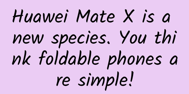 Huawei Mate X is a new species. You think foldable phones are simple!