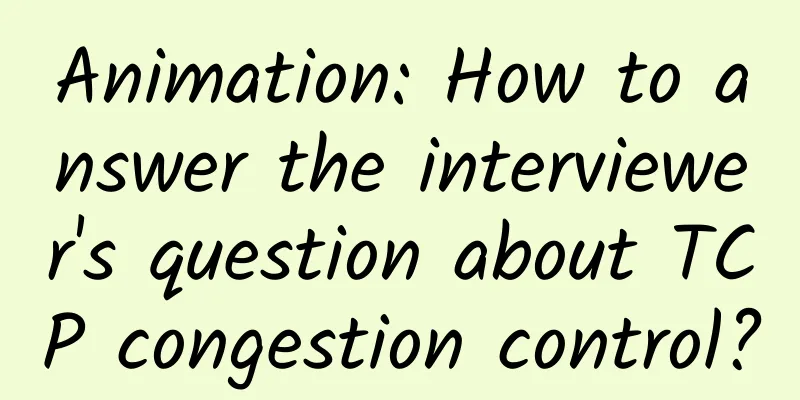 Animation: How to answer the interviewer's question about TCP congestion control?
