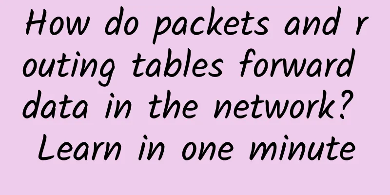 How do packets and routing tables forward data in the network? Learn in one minute
