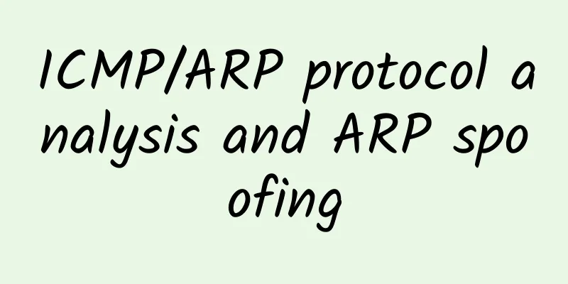ICMP/ARP protocol analysis and ARP spoofing