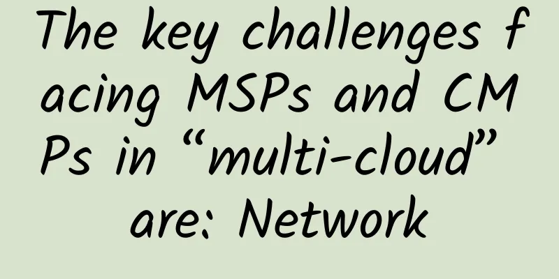 The key challenges facing MSPs and CMPs in “multi-cloud” are: Network