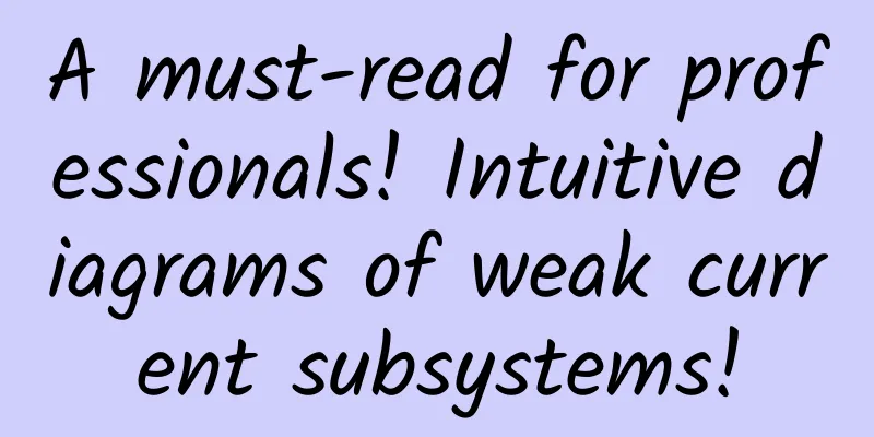 A must-read for professionals! Intuitive diagrams of weak current subsystems!