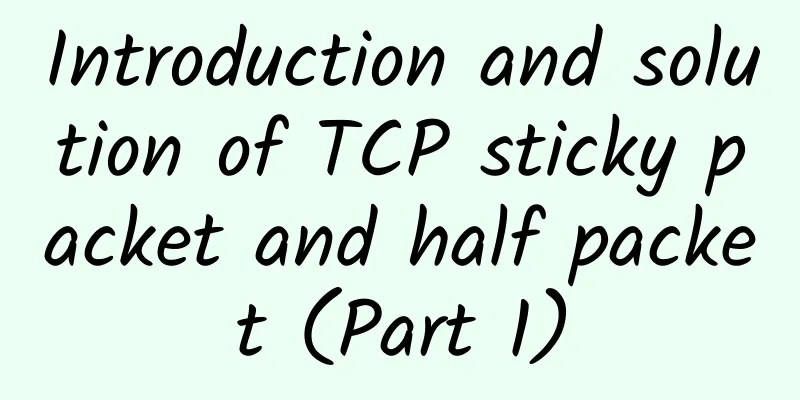 Introduction and solution of TCP sticky packet and half packet (Part 1)