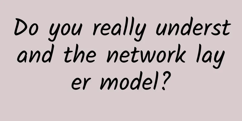 Do you really understand the network layer model?