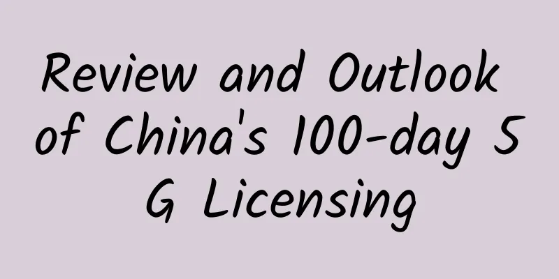 Review and Outlook of China's 100-day 5G Licensing