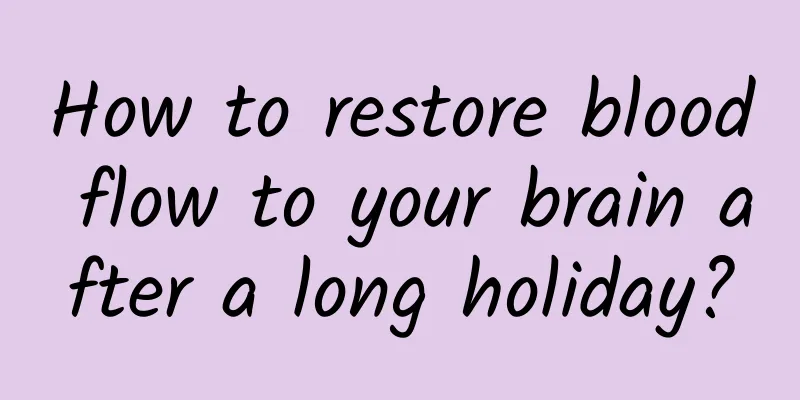 How to restore blood flow to your brain after a long holiday?