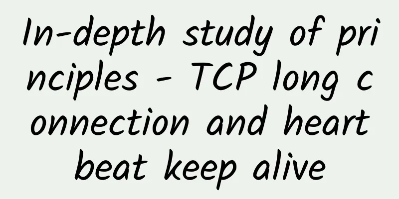 In-depth study of principles - TCP long connection and heartbeat keep alive