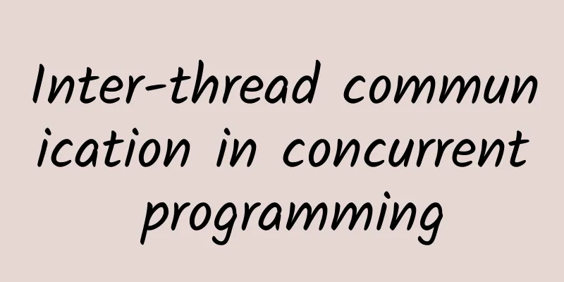 Inter-thread communication in concurrent programming