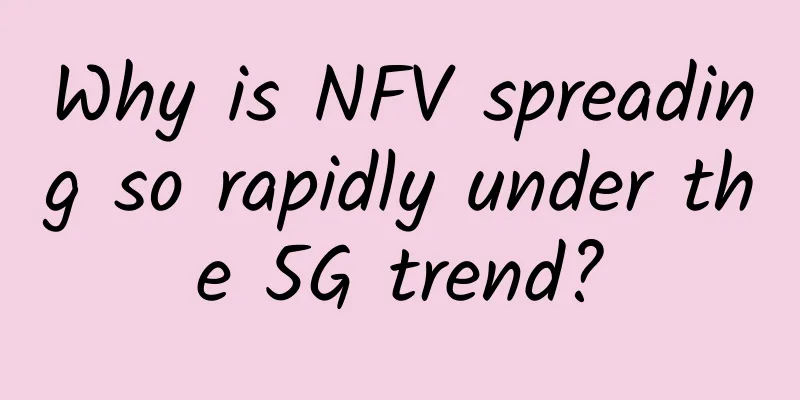 Why is NFV spreading so rapidly under the 5G trend?