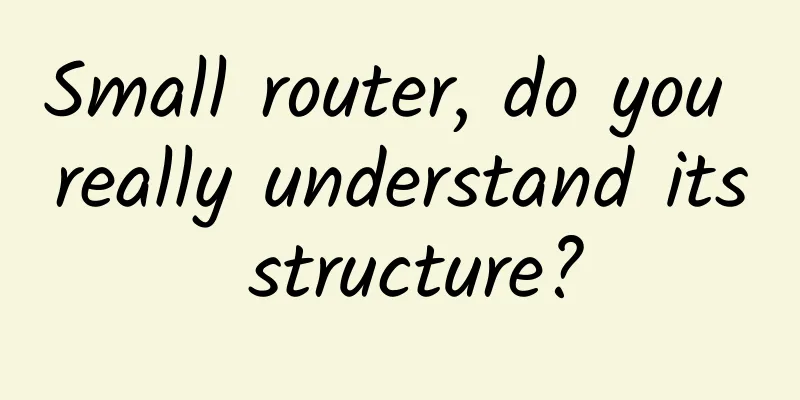 Small router, do you really understand its structure?