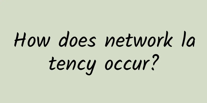 How does network latency occur?