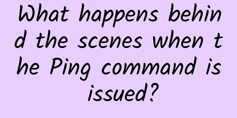 What happens behind the scenes when the Ping command is issued?