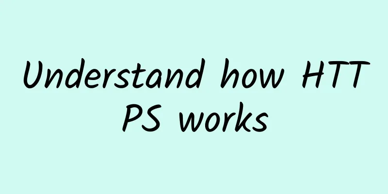 Understand how HTTPS works