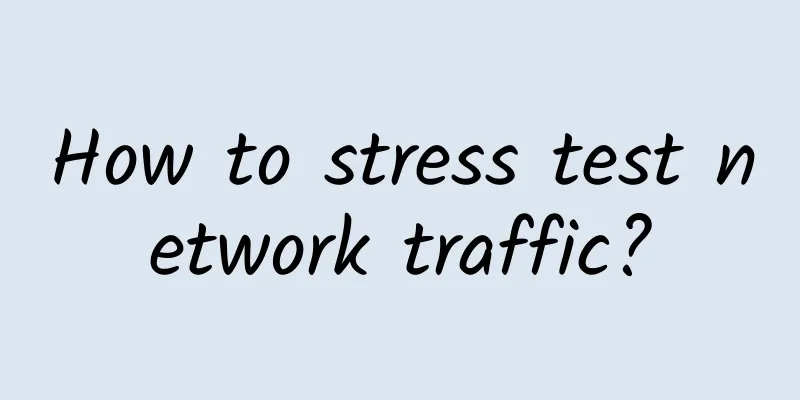 How to stress test network traffic?