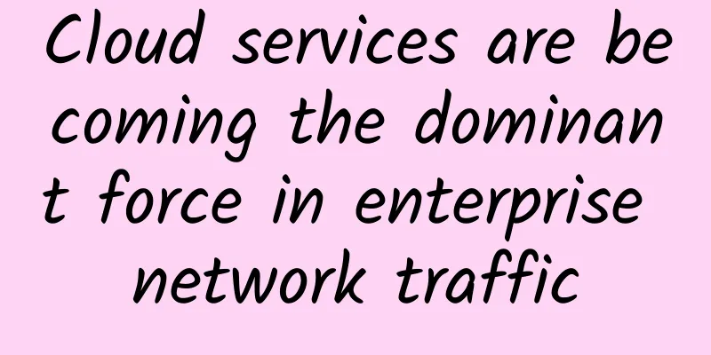 Cloud services are becoming the dominant force in enterprise network traffic