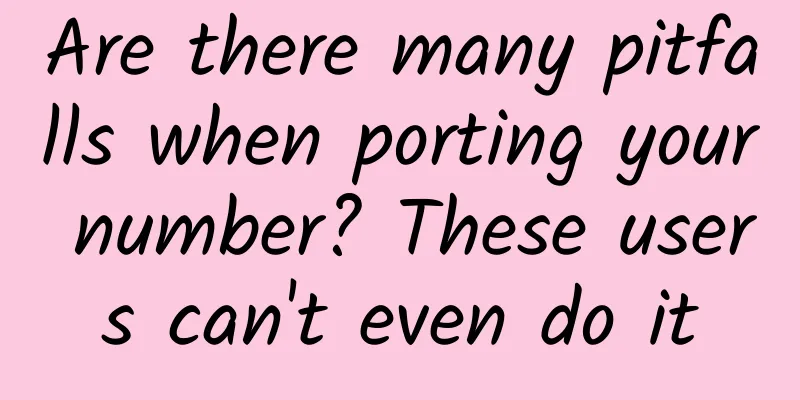 Are there many pitfalls when porting your number? These users can't even do it