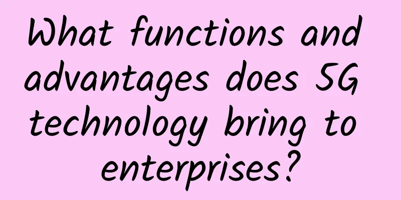 What functions and advantages does 5G technology bring to enterprises?