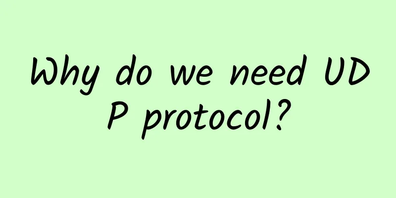 Why do we need UDP protocol?