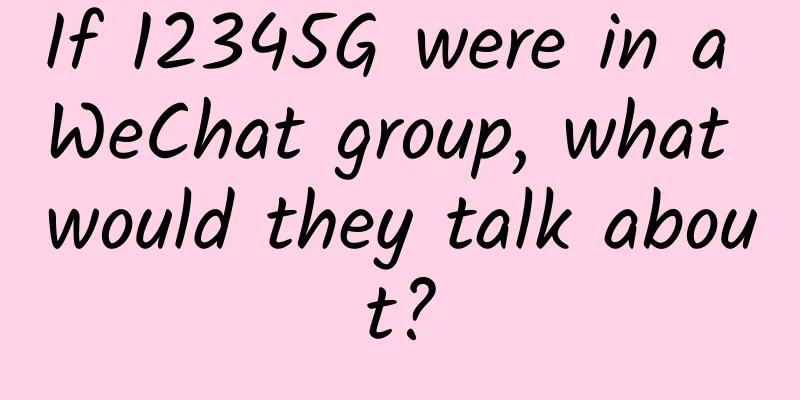 If 12345G were in a WeChat group, what would they talk about?