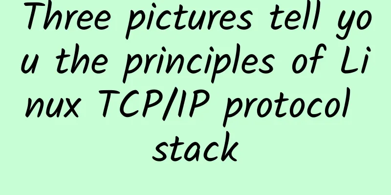 Three pictures tell you the principles of Linux TCP/IP protocol stack