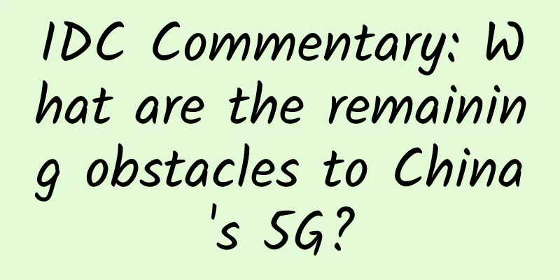 IDC Commentary: What are the remaining obstacles to China's 5G?
