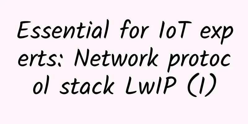 Essential for IoT experts: Network protocol stack LwIP (I)