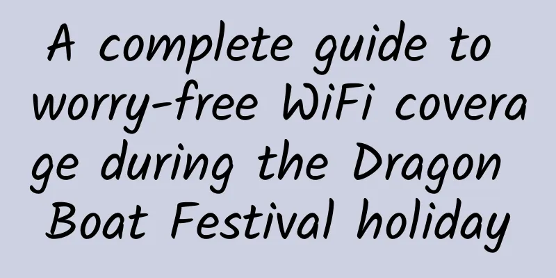 A complete guide to worry-free WiFi coverage during the Dragon Boat Festival holiday
