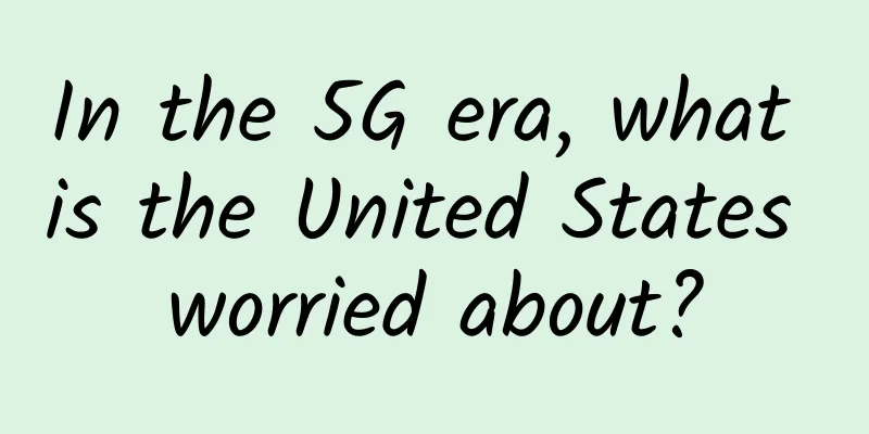 In the 5G era, what is the United States worried about?