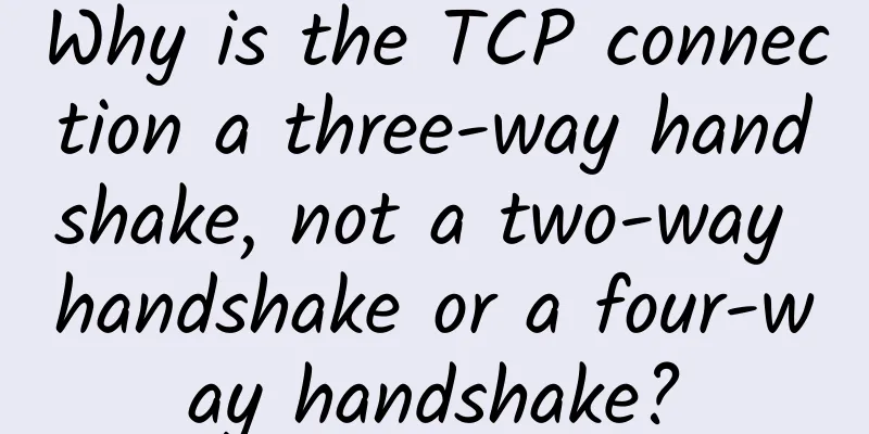 Why is the TCP connection a three-way handshake, not a two-way handshake or a four-way handshake?